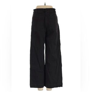 Everlane Black Denim High Waist Wide Leg Pants
